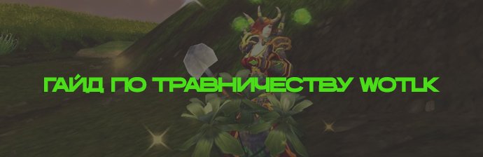 Гайд по Травничеству 3.3.5 (1-450)