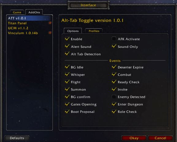 Скачать Alt-Tab Toggle (ATT) для 3.3.5А